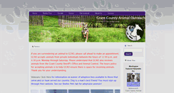 Desktop Screenshot of grantcountyanimaloutreach.com